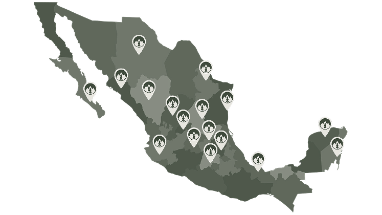 mapa de cobertura nacional